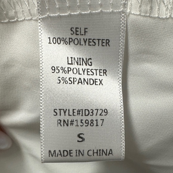 Altar’d State Harley White Babydoll Mini Dress S Smocked Puff Sleeve Cottagecore - Picture 7 of 7